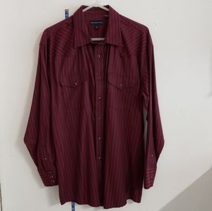 Panhandle Slim shirt with black pearl snaps